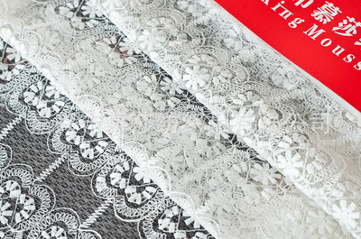 【廠家直銷(xiāo) 新款時(shí)尚鉆石網(wǎng)刺繡面料】?jī)r(jià)格,廠家,圖片,花邊類,嘉興市慕莎紡織品-